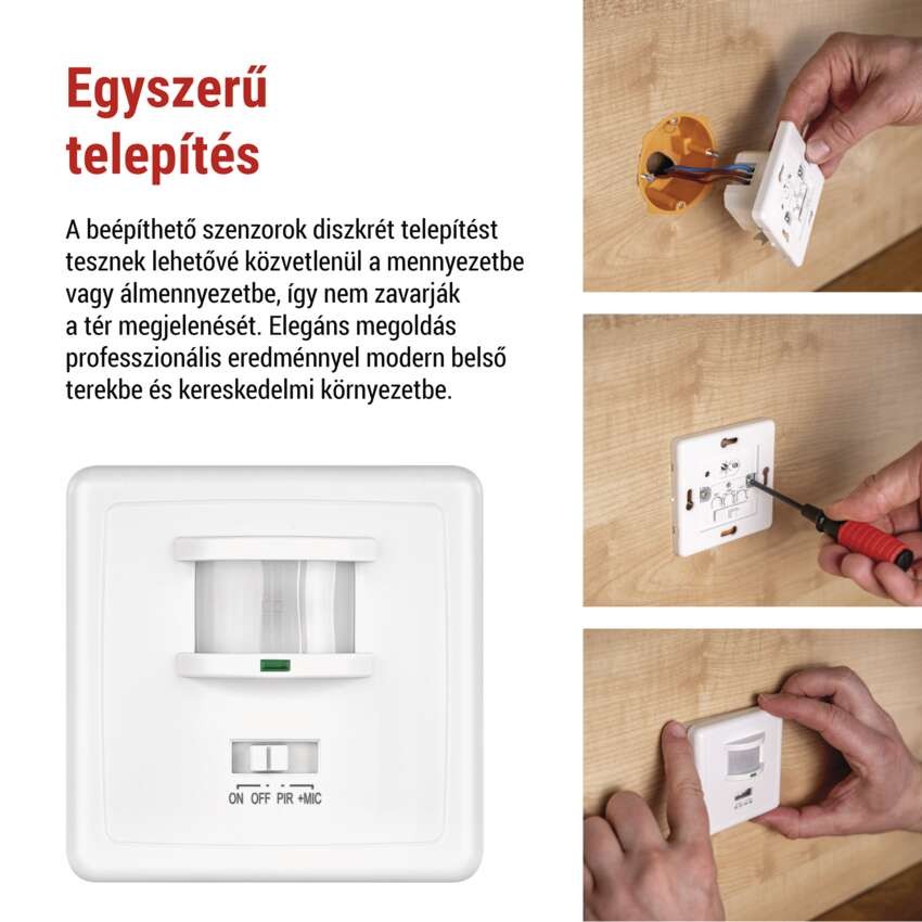 EMOS Mozgásérzékelő (PIR) IP20 1200W