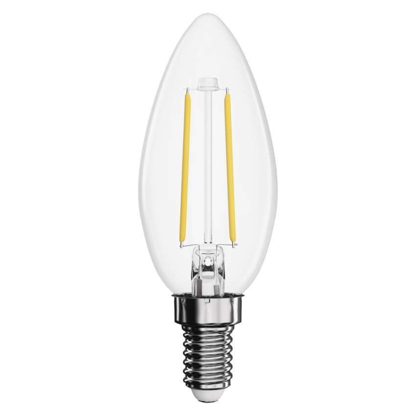 LED žárovka Filament svíčka / E14 / 1,8 W (25 W) / 250 lm / neutrální bílá