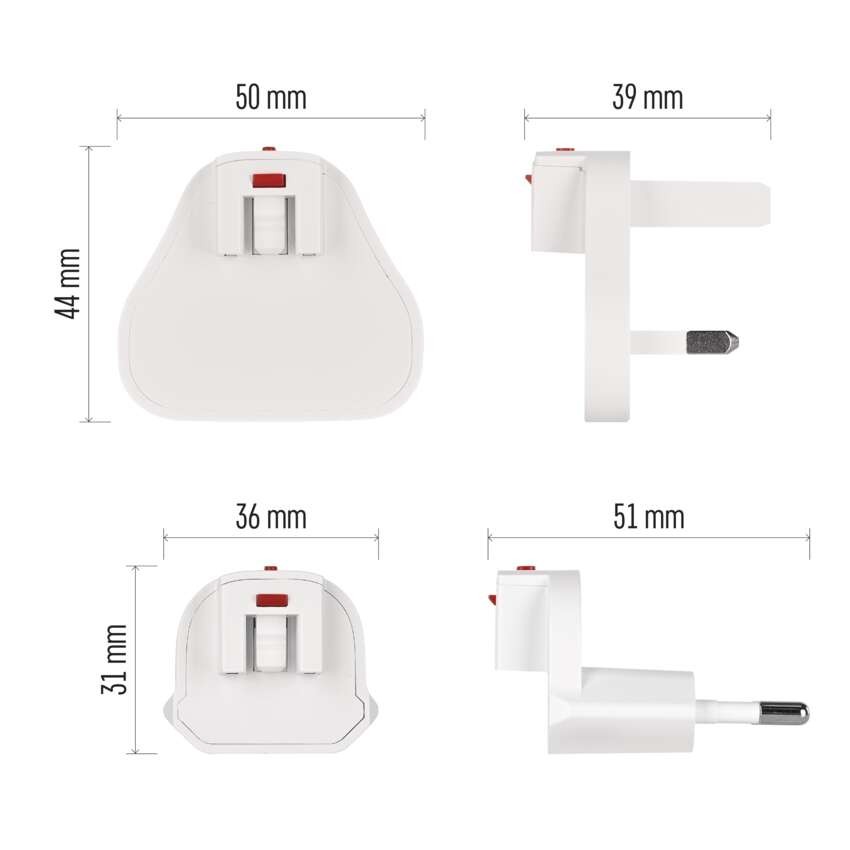 USB hálózati adapter GaN PD 65W, AC + kábel