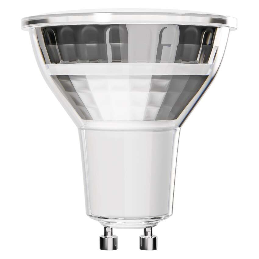 LED žárovka Classic MR16 stříbrná/ GU10 / 3 W (32 W) / 345 lm / teplá bílá