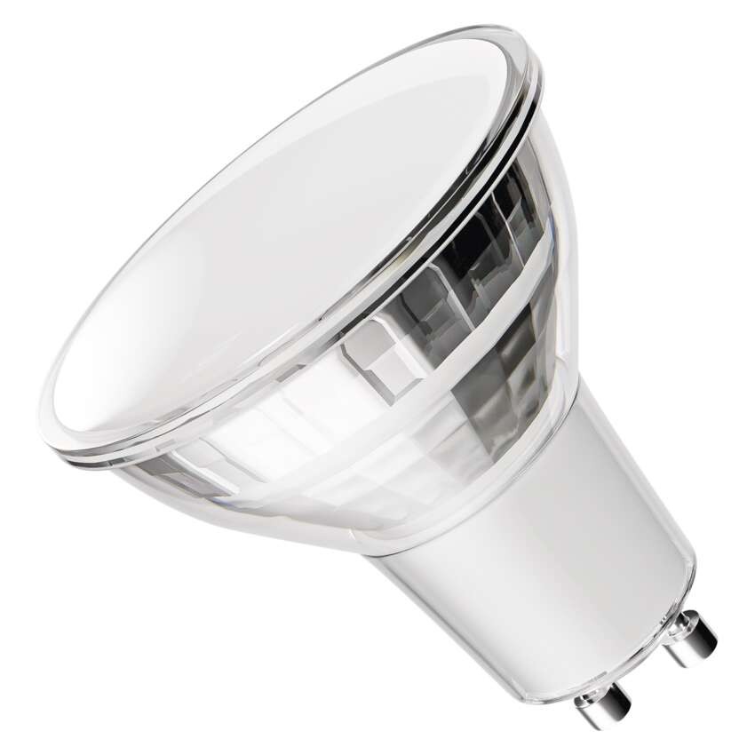 LED žárovka Classic MR16 stříbrná/ GU10 / 3 W (32 W) / 345 lm / teplá bílá