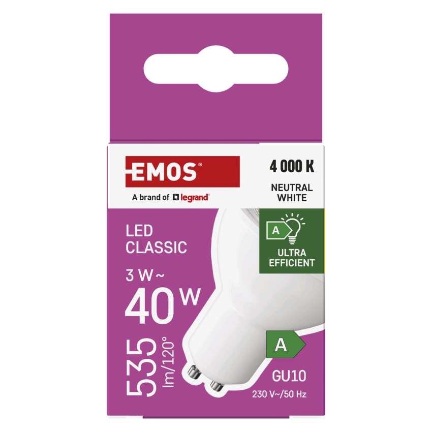 LED Lampe Classic MR16 A CLASS/ GU10 / 3 W (40 W) / 535 lm / Neutral Weiß