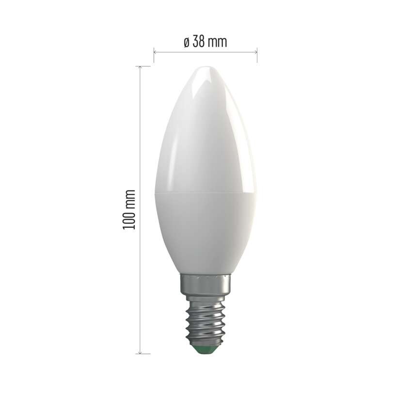 LED žárovka Classic svíčka / E14 / 4,1 W (32 W) / 350 lm / teplá bílá