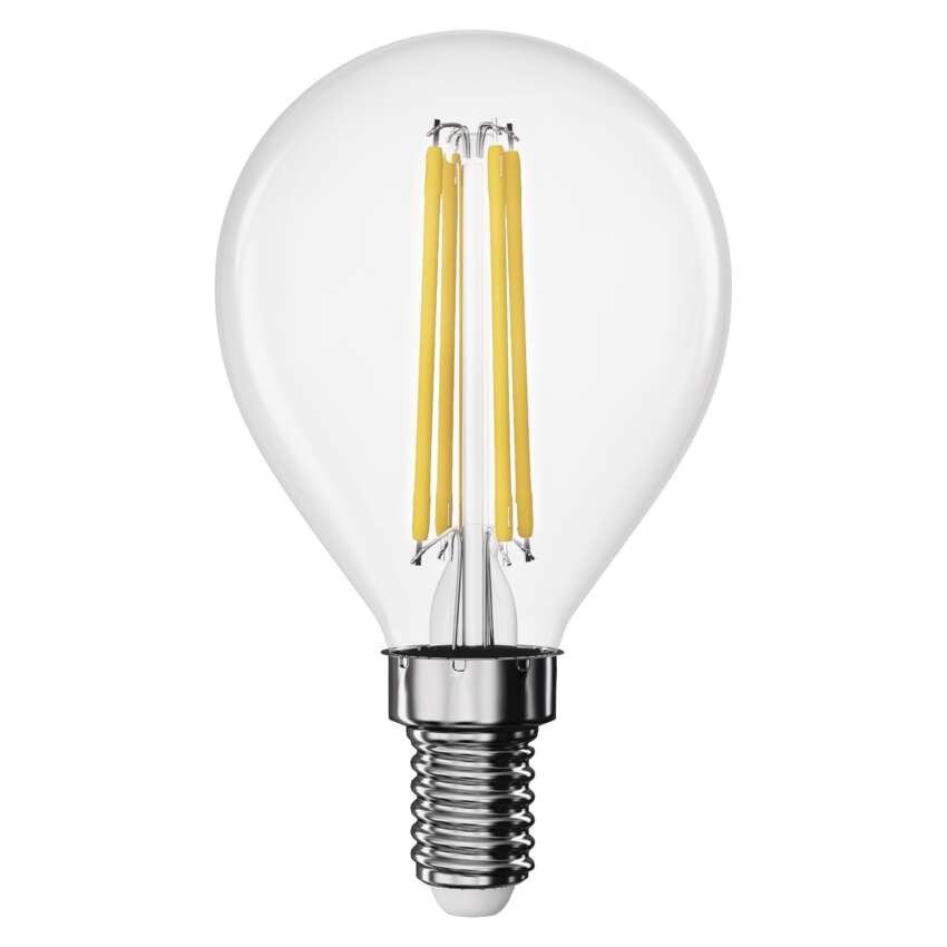 LED žárovka Filament Mini Globe / E14 / 3,4 W (40 W) / 470 lm / teplá bílá