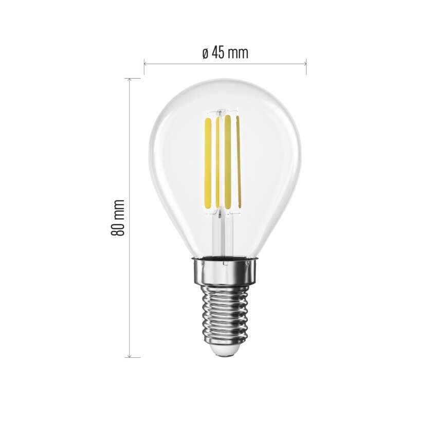 LED Lampe Filament Mini Globe / E14 / 5,9 W (60 W) / 806 lm / Warmweiß