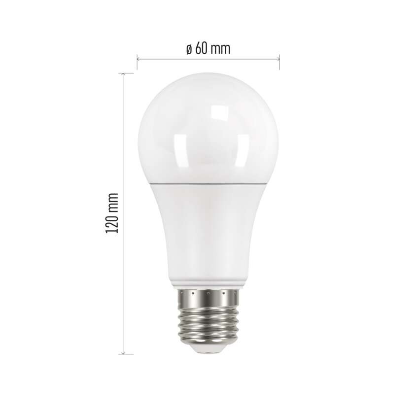 LED žarnica Classic A60 / E27 / 10,7 W (75 W) / 1 060 lm / toplo bela