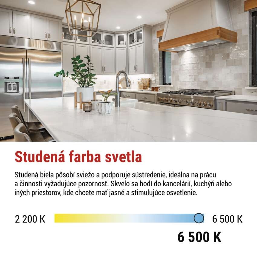 LED žiarovka Classic JC / G9 / 4,2 W (40 W) / 470 lm / Studená biela