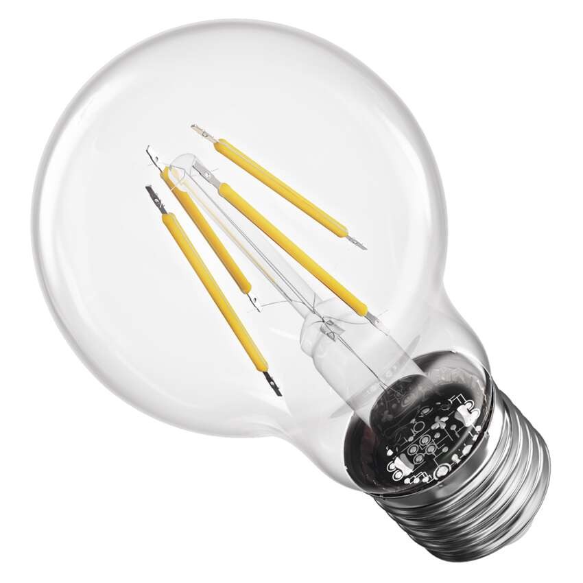 LED žárovka Filament A60 / E27 / 3,4 W (40 W) / 470 lm / teplá bílá