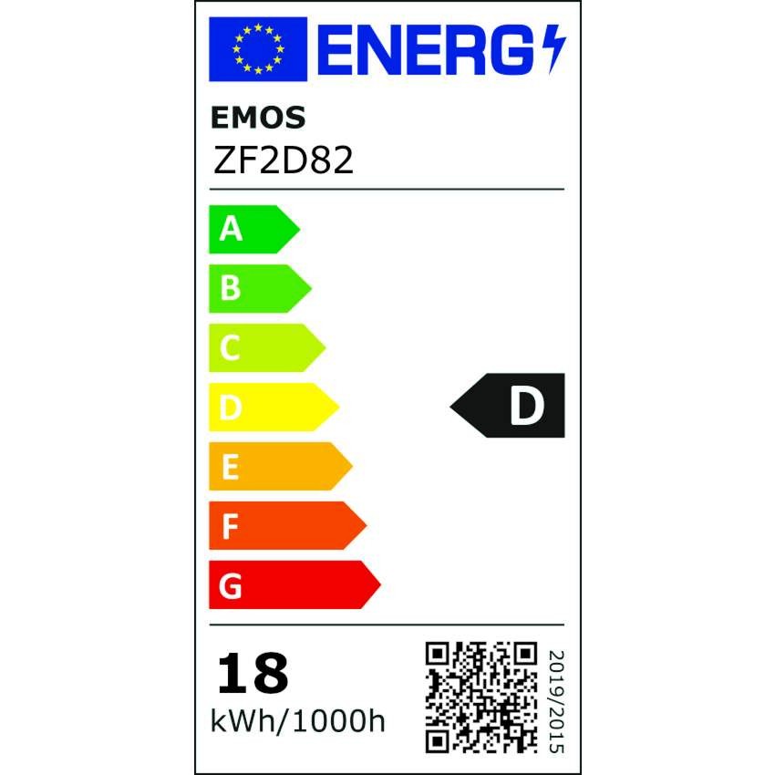LED žárovka Filament G125 / E27 / 18 W (150 W) / 2452 lm / teplá bílá