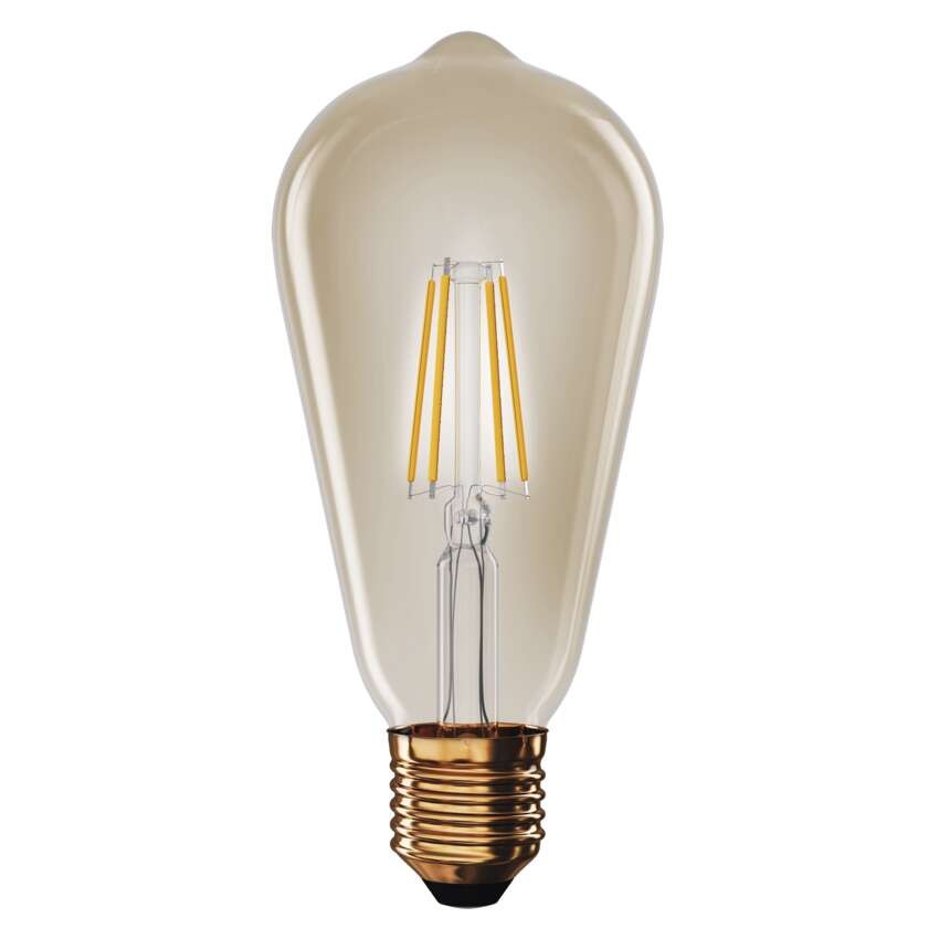 LED žárovka Vintage ST64 / E27 / 4,5 W (40 W) / 420 lm / teplá bílá