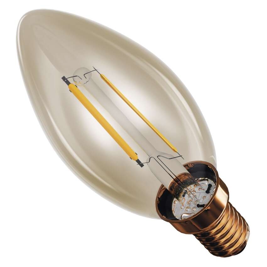 LED lemputė Vintage Candle / E14 / 2,5 W (20 W) / 225 lm / Šilta balta
