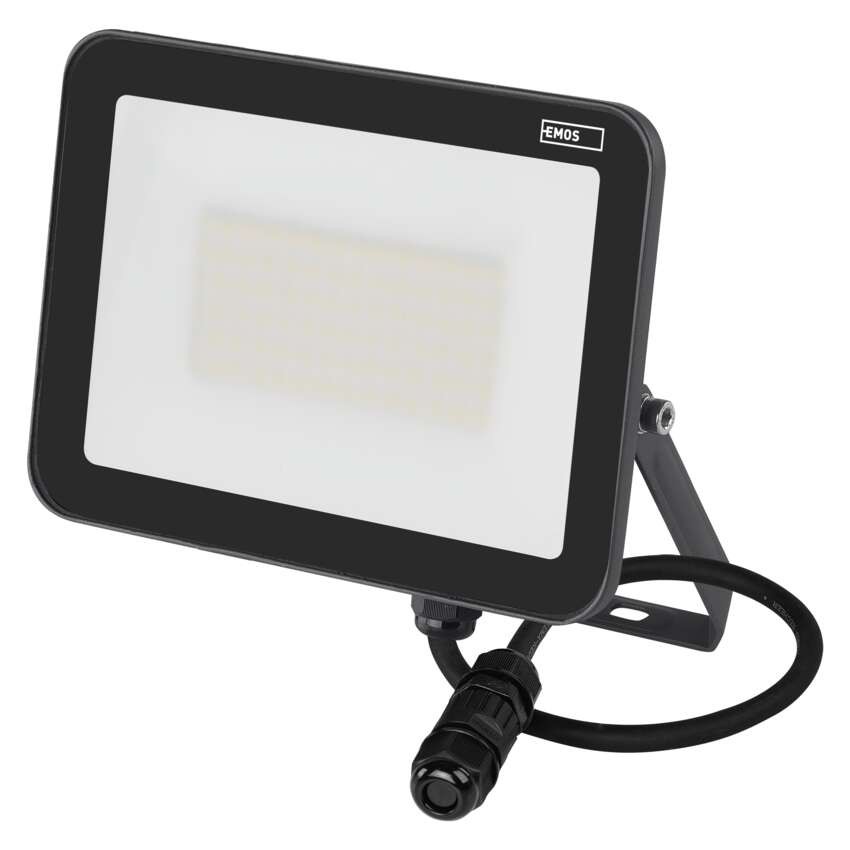LED reflektor INOVO 50 W, šedý, neutrální bílá