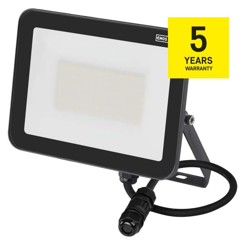 LED reflektor INOVO 50 W, šedý, neutrální bílá