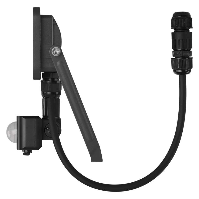 LED reflektor INOVO s pohybovým čidlem, 10 W, šedý, neutrální bílá