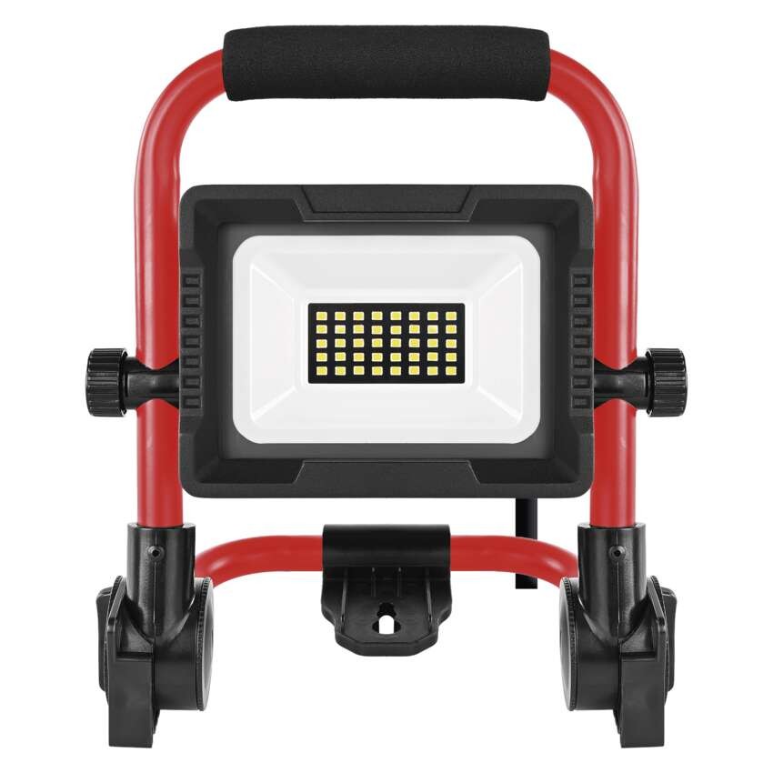 LED reflektor ELION 20W, rot-schwarz, IP65, 3000 lm, neutralweiß