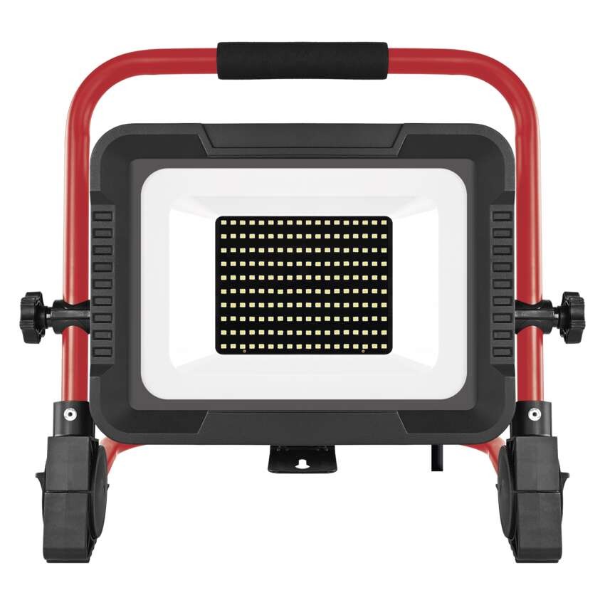 LED reflektor ELION 100W, červeno-černý, IP65, 16 000 lm, neutrální bílá