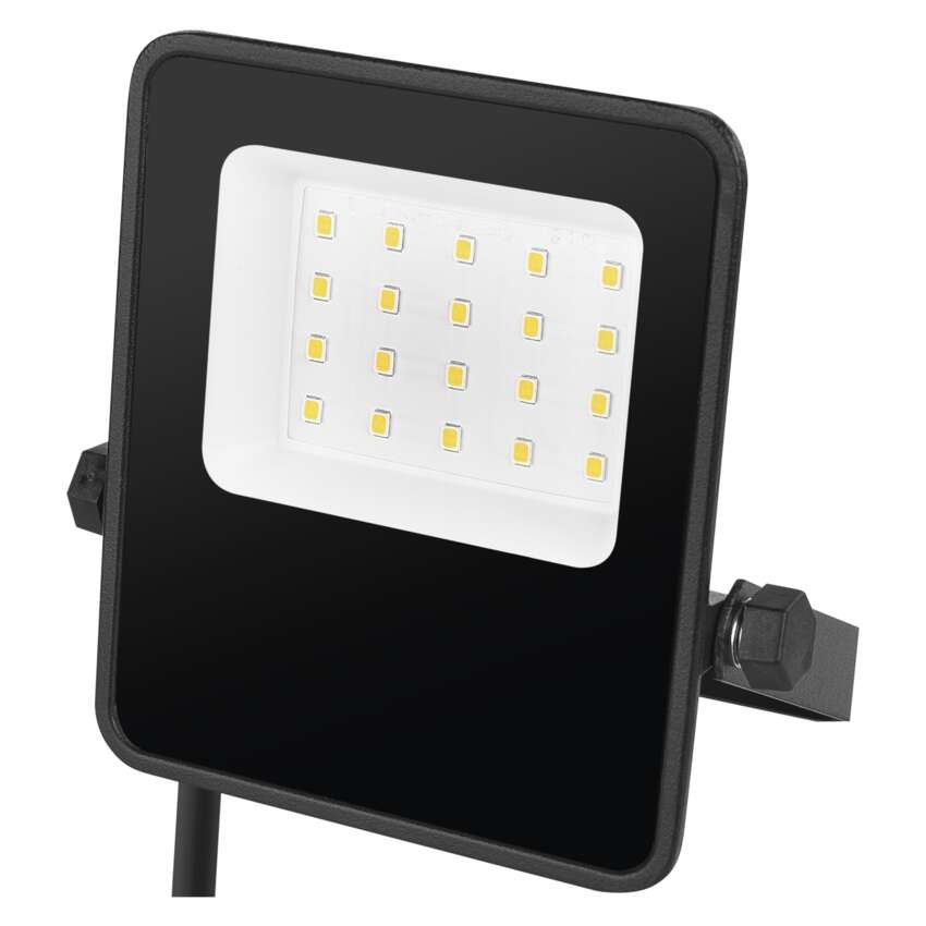 LED reflektor VISIO, 10 W, černý, neutrální bílá