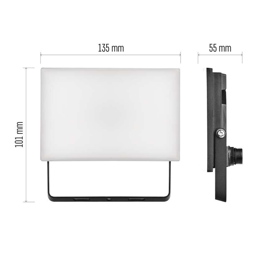 LED reflektor TAMBO, 20 W, 2000 lm, IP65, černý