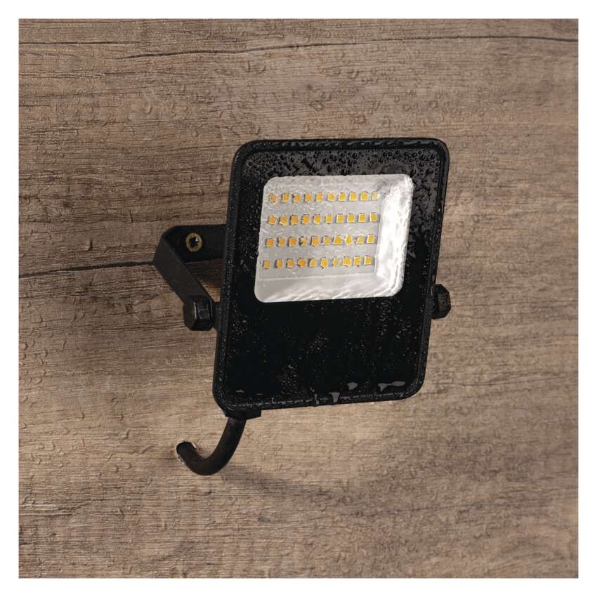 LED reflektor VISIO, 20 W, černý, neutrální bílá