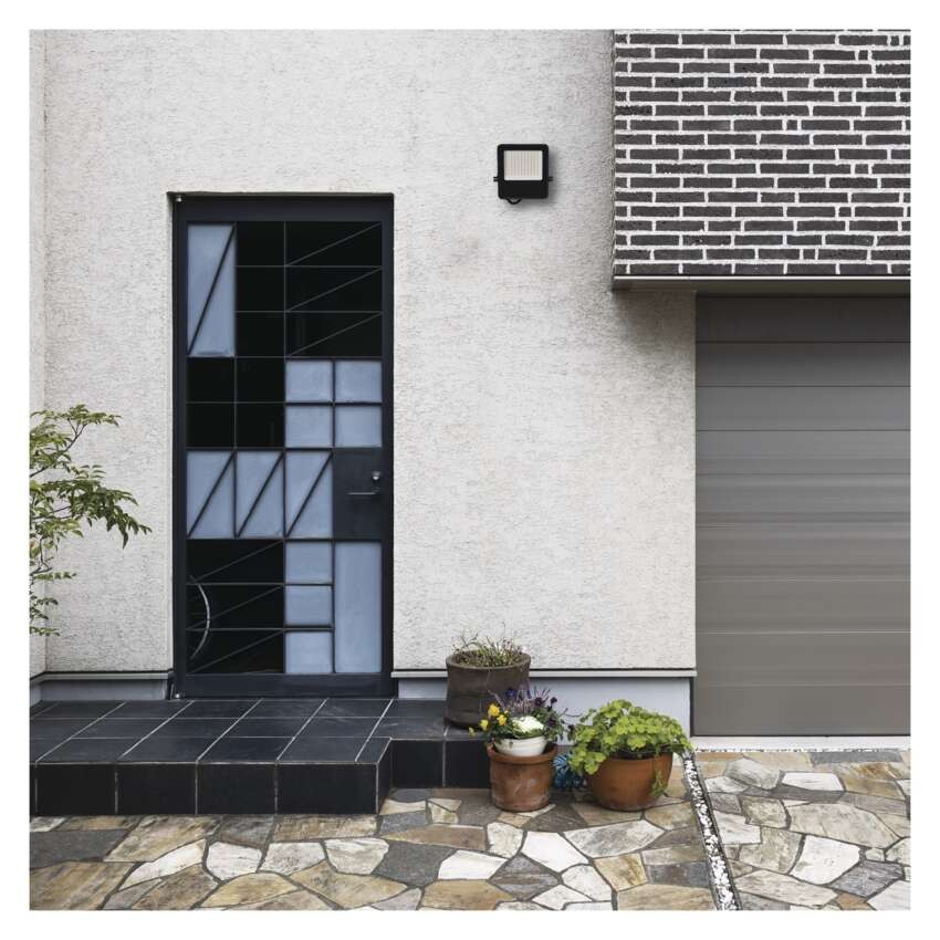 LED reflektor VISIO, 50 W, černý, neutrální bílá