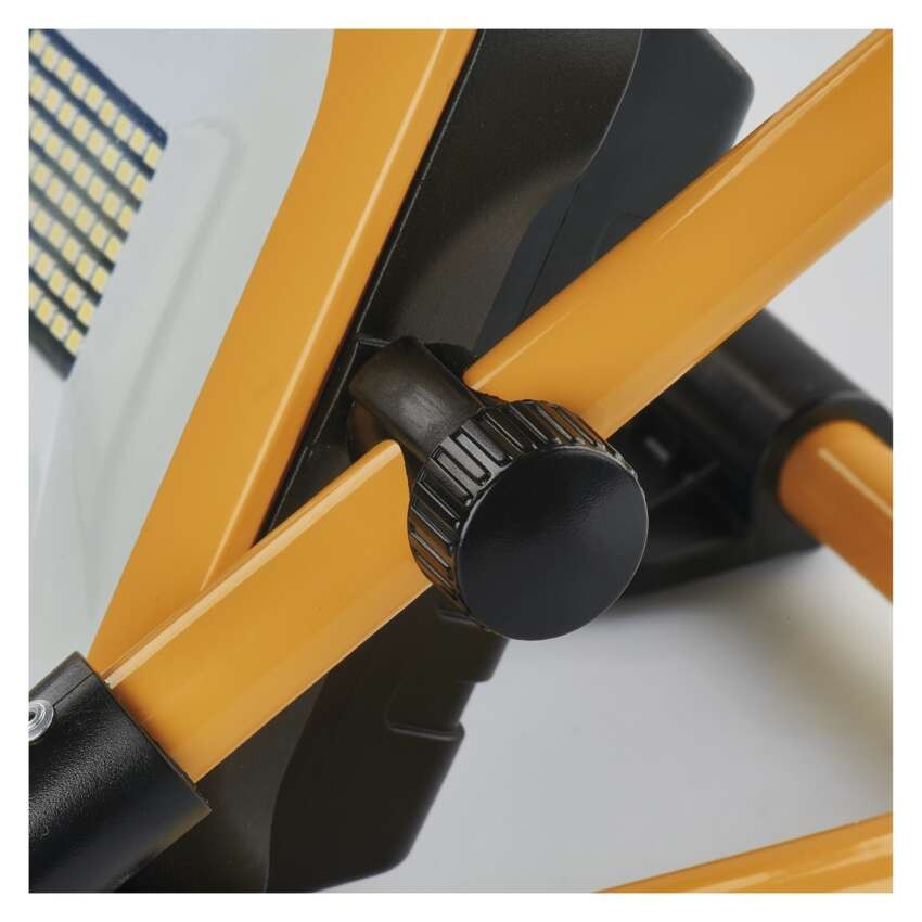 LED reflektor ACCO nabíjecí, přenosný, 10 W, žlutý, studená bílá