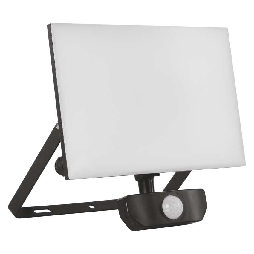 LED reflektor TAMBO se senzorem pohybu, 50 W, 5000 lm, černý