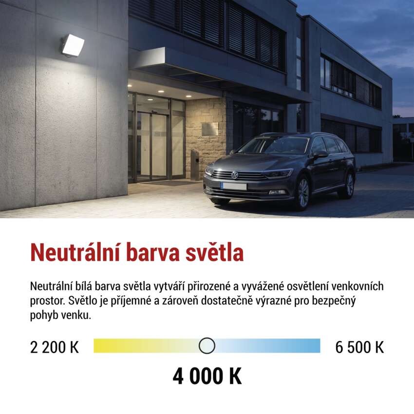 LED reflektor TAMBO EVO, 100 W, 10 000 lm, IP65, černý
