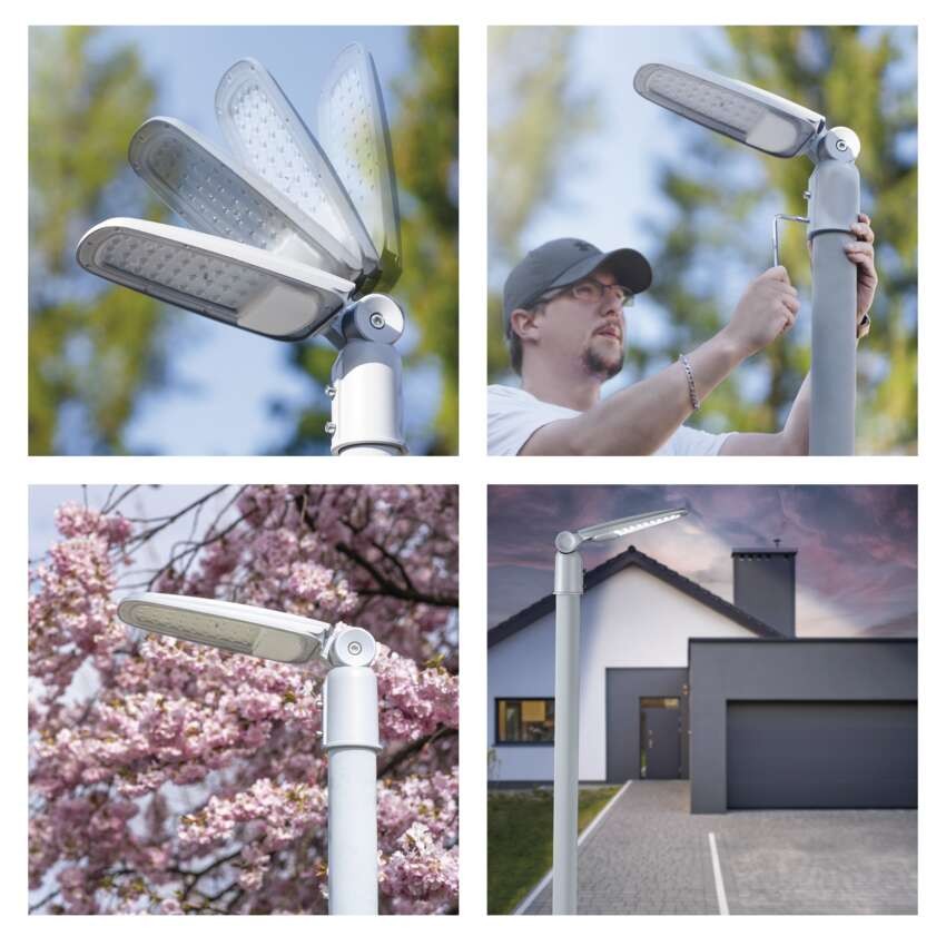 LED veřejné svítidlo SOLIS 50W, 6000 lm, neutrální bílá