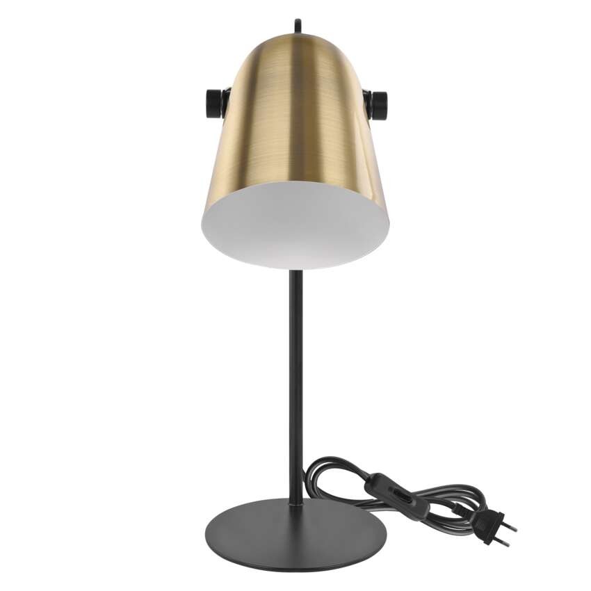 Stolní lampa NINA na žárovku E27, zlatá
