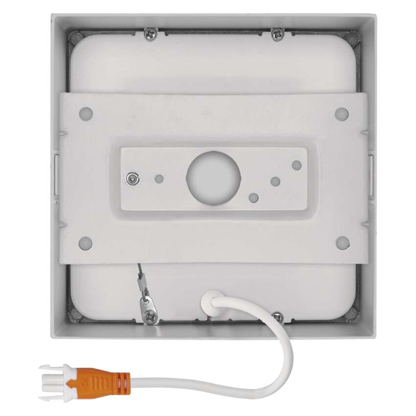 LED přisazené svítidlo NEXXO, čtvercové, bílé, 7,6W, neutrální bílá
