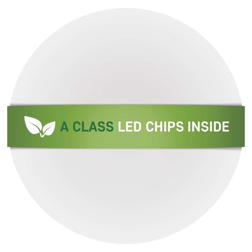 LED-Deckenleuchte TIVI, A CLASS, rund weiß 8,6W, IP44, Neutral Weiß