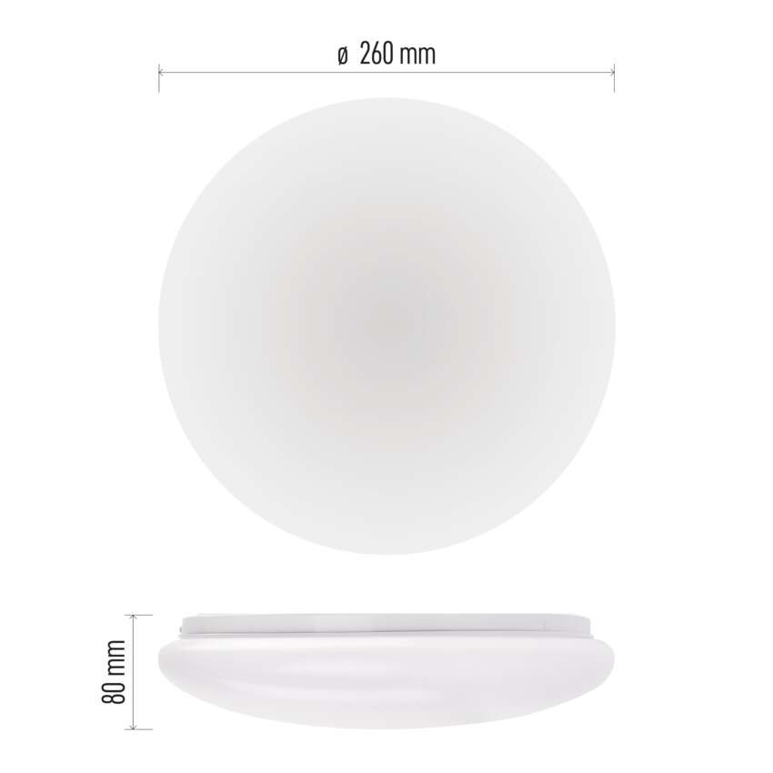 LED Deckenleuchte FIONI, rund, weiss 12W neutralweiss, IP44