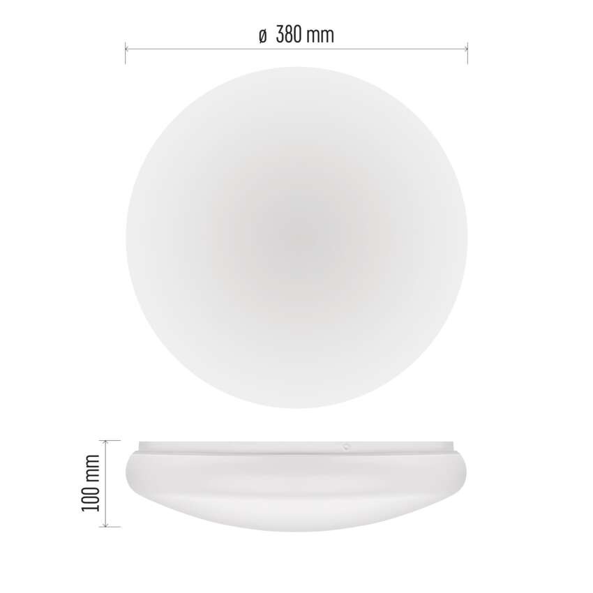 LED-Deckenleuchte TIVI, A CLASS, MW sensor, rund weiß 12,5W, IP44, Neutral Weiß