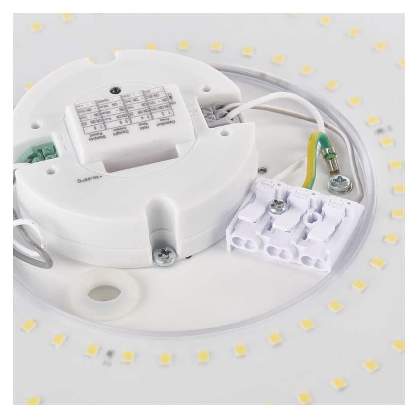 LED-Deckenleuchte TIVI, A CLASS, MW sensor, rund weiß 12,5W, IP44, Neutral Weiß