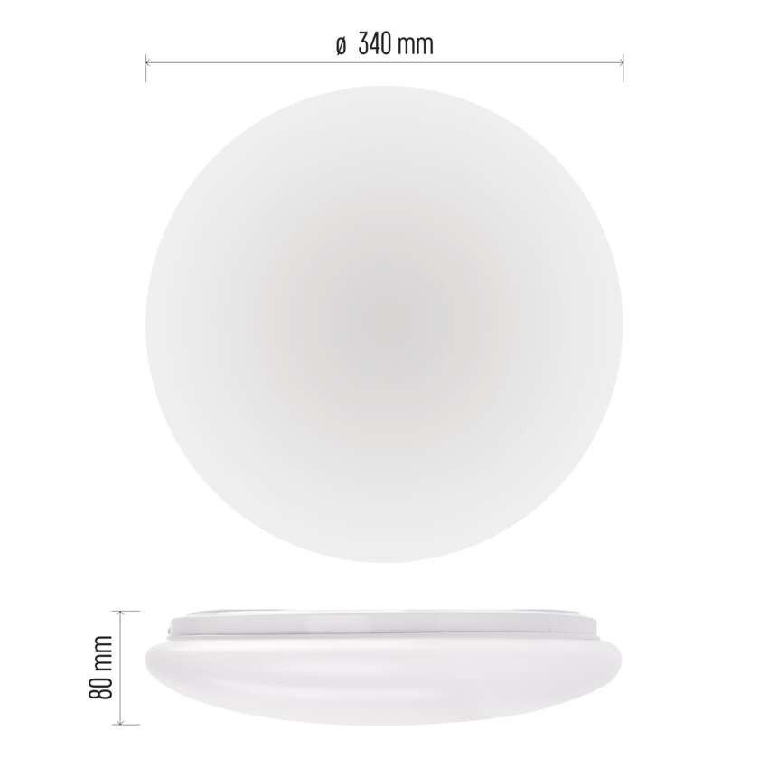 LED Deckenleuchte FIONI, rund, weiss 18W neutralweiss, IP44