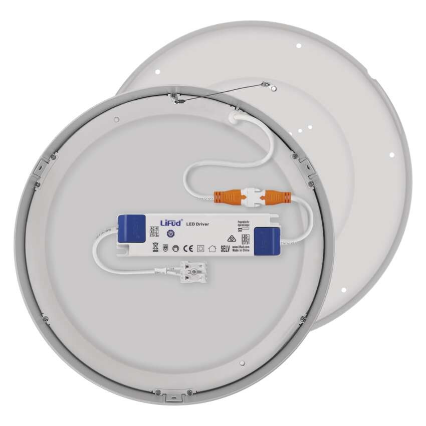 LED-Anbauleuchte NEXXO, rund, weiß, 28,5W, neutralweiß