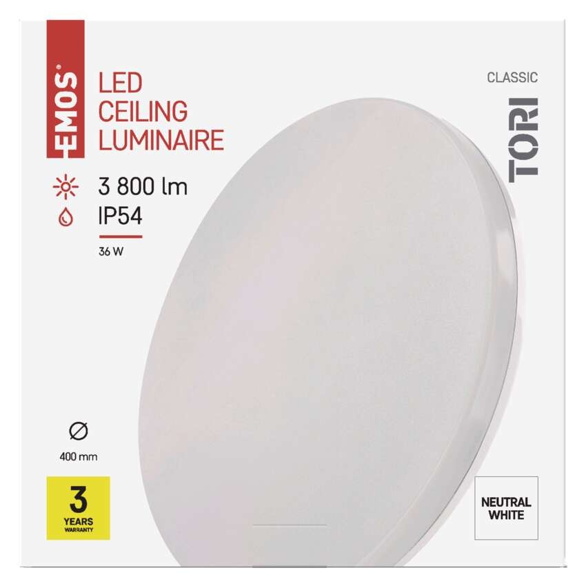 LED-Leuchte TORI 40 cm, 36 W, Tageslichtweiß, IP54