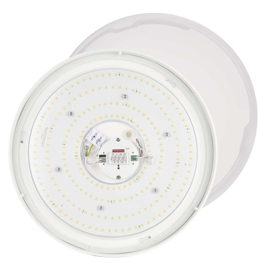 LED-Deckenleuchte TIVI, A CLASS, MW sensor, rund weiß 8,6W, IP44, Neutral Weiß