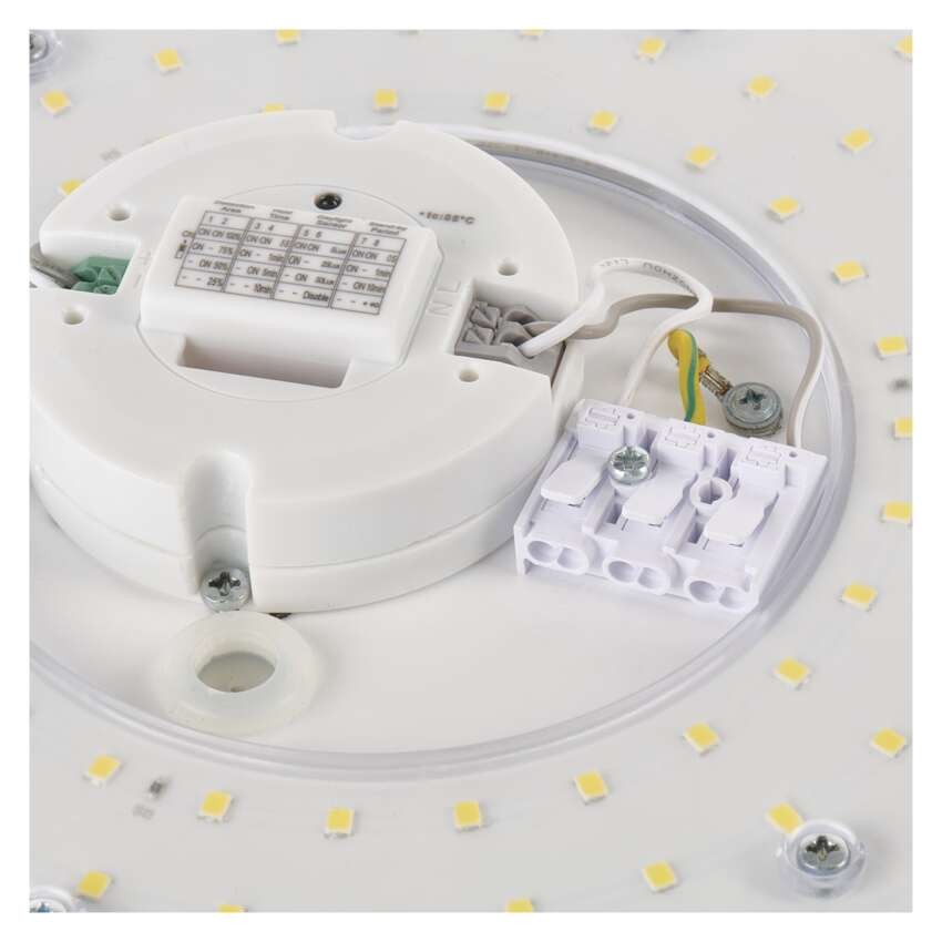 LED-Deckenleuchte TIVI, A CLASS, MW sensor, rund weiß 8,6W, IP44, Neutral Weiß