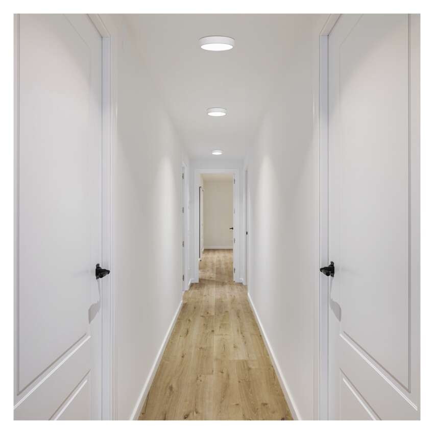 LED svítidlo NEXXO bílé, 17 cm, 12,5 W, teplá/neutrální bílá
