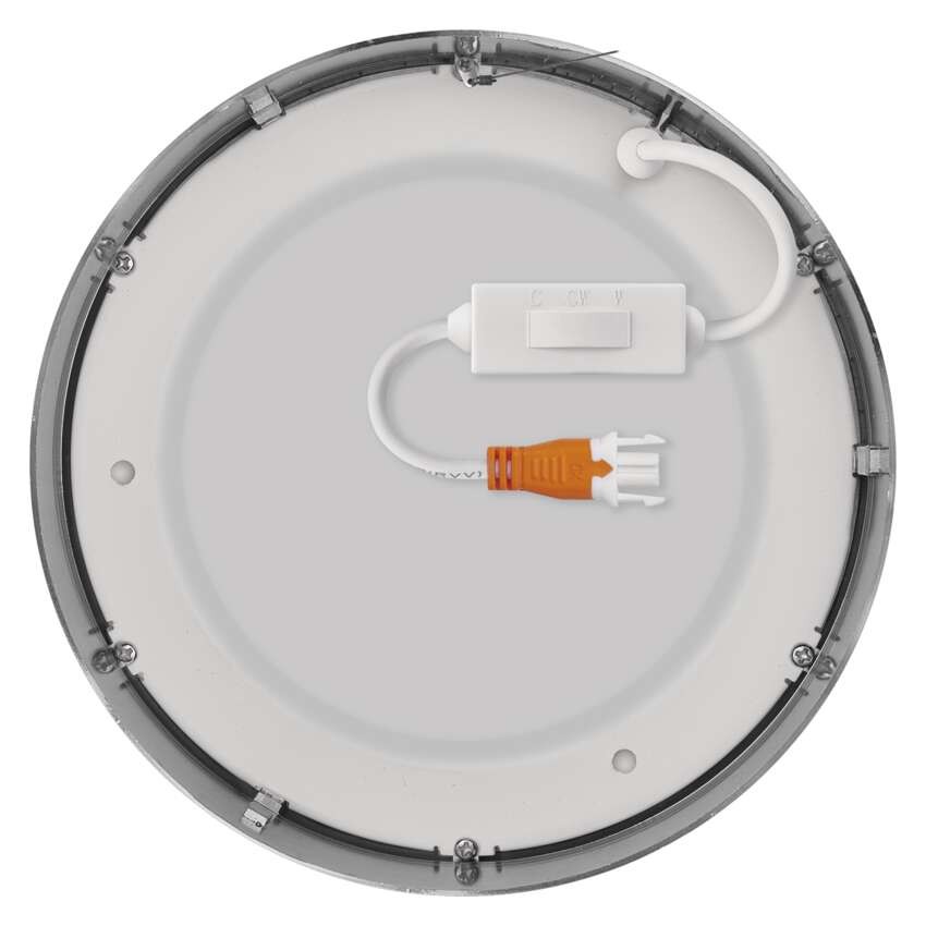 LED-Anbauleuchte NEXXO, rund, silber, 12,5W, mit Change CCT