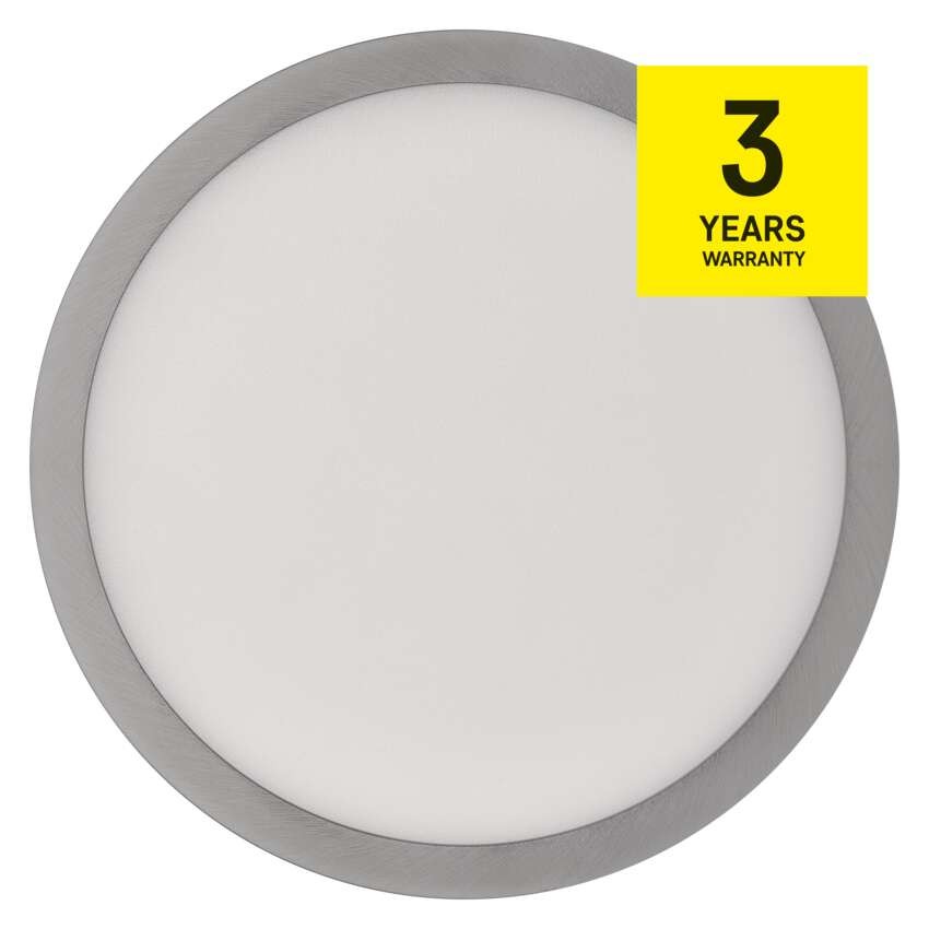LED-Anbauleuchte NEXXO, rund, silber, 12,5W, mit Change CCT