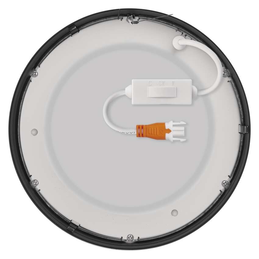 LED-Anbauleuchte NEXXO, rund, schwarz, 12,5W, mit Change CCT