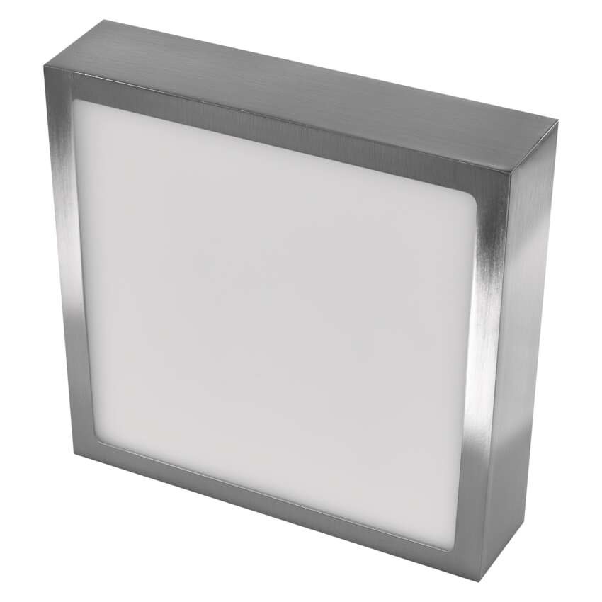 LED-Anbauleuchte NEXXO, quadratisch, silber, 12,5W, mit Change CCT