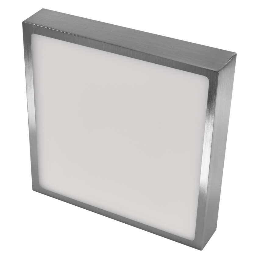 LED svítidlo NEXXO broušený nikl, 22,5 x 22,5 cm, 21 W, teplá/neutrální bílá