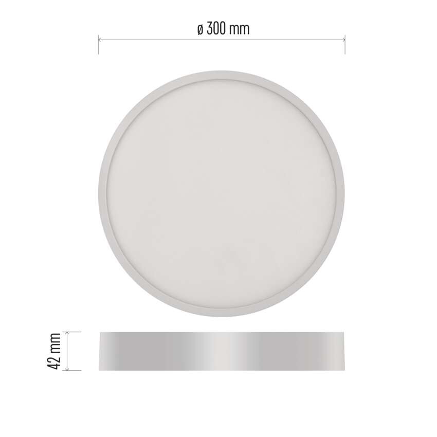 LED svítidlo NEXXO bílé, 30 cm, 28,5 W, teplá/neutrální bílá