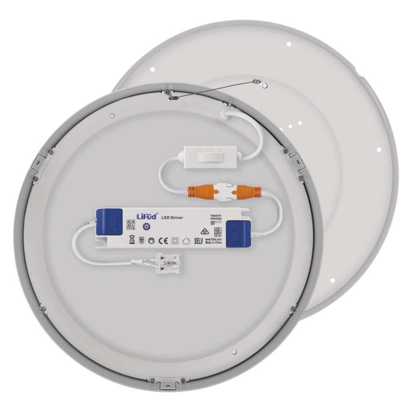 LED svítidlo NEXXO bílé, 30 cm, 28,5 W, teplá/neutrální bílá