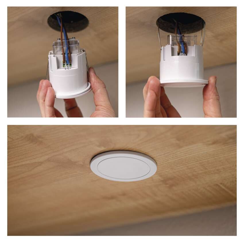 Mikrovlnné čidlo přítomnosti IP20 24GHZ 2000W, bílé