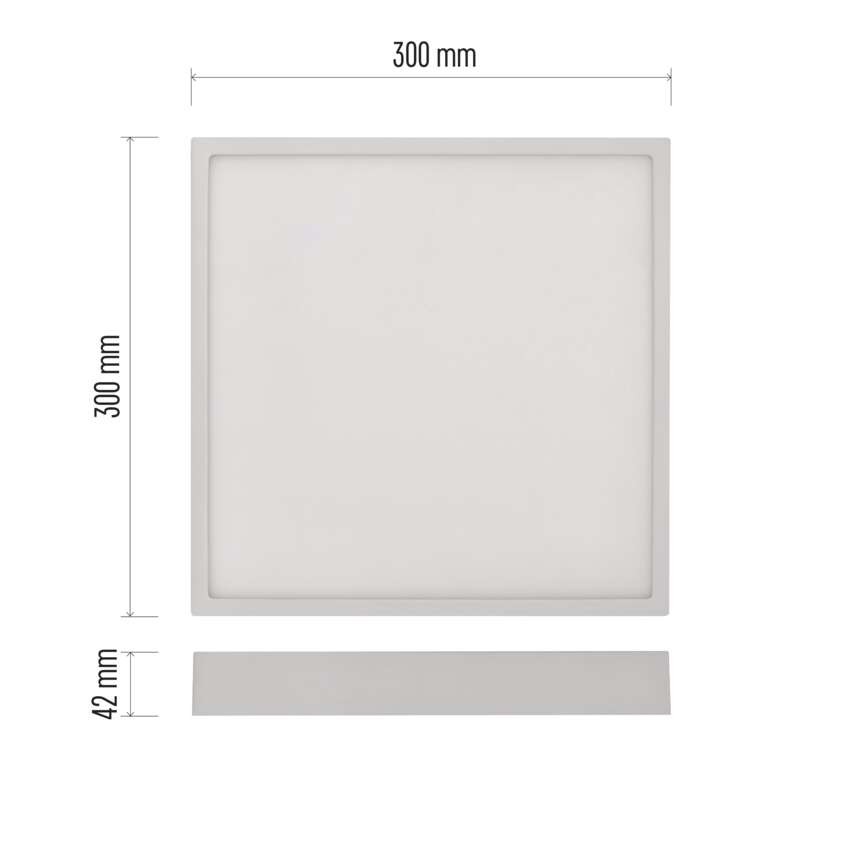 LED-Anbauleuchte NEXXO, quadratisch, weiß, 28,5W, mit Änderung CCT
