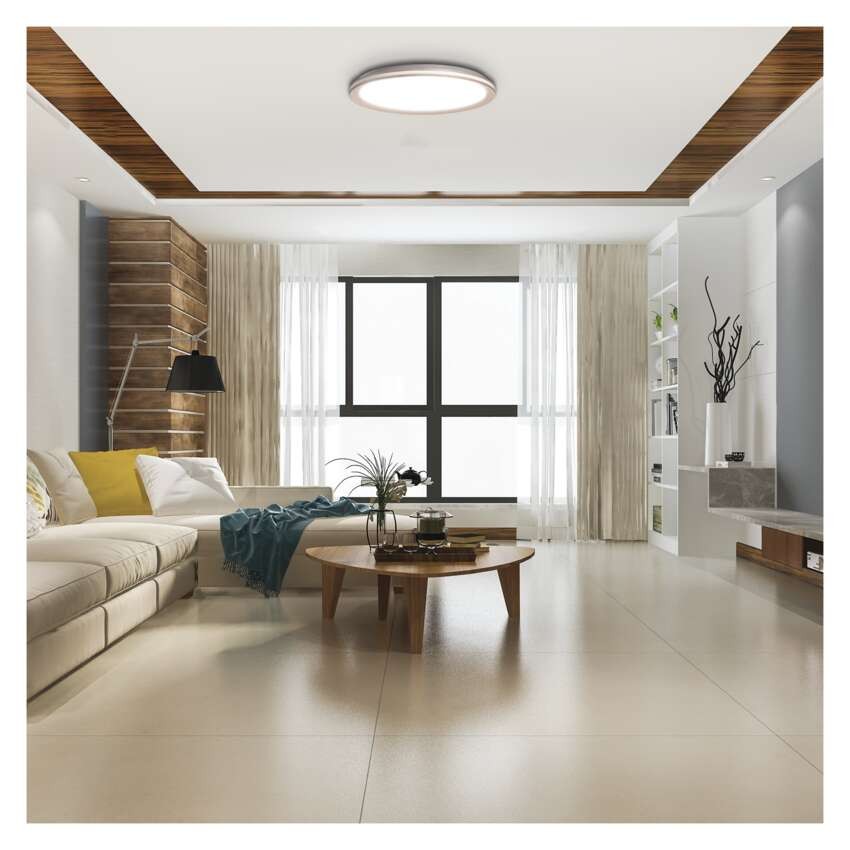 LED Deckenleuchte SABI, rund, 30W, dimmbar, warm/neut./kaltweiß